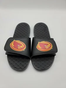 Iowa State Cyclones Slides ISlide Primary Black Adjustable Sandals Men's Size 9 - Picture 1 of 5