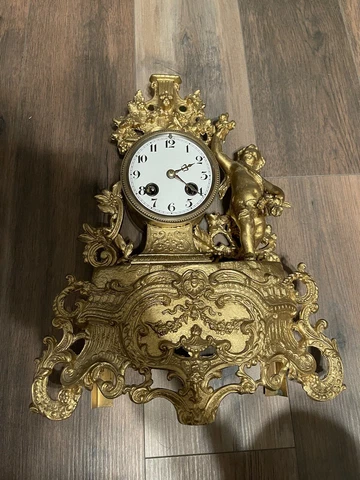 Antique Medaille D’Or Expon Unelle Bronze French Clock 1900 Cover