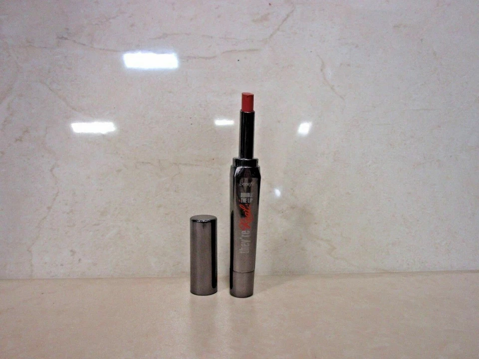 BENEFIT DOUBLE THE LIP THEY'RE REAL BARE AFFAIR 0.05 OZ SEE DETAILS  - Image 1 of 1