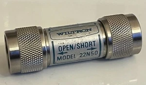 WILTRON / ANRITSU 22N50 18GHz N TYPE MALE OPEN / SHORT RF ADAPTER fba10a88 - Picture 1 of 3