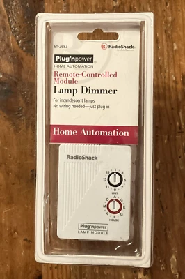 Radio Shack Lamp Dimmer Module 61-2682 Plug 'N Power 2 Prong X10 NIB - Image 1 of 2