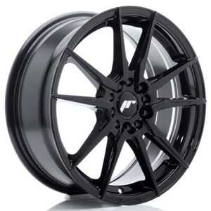 Cerchio in legaJR JR21 17x7 ET25 4x100/108 Nero Lucido - Foto 1 di 1