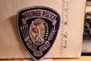 police patch   MAUMEE POLICE OHIO INDIAN HEAD - Picture 1 of 1