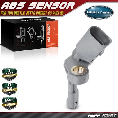Sensor de velocidad de rueda ABS para Volkswagen Beetle Jetta Passat CC Audi Q3 trasero derecho Foto 1 de 4