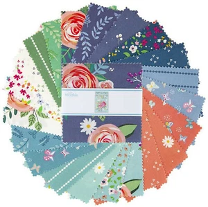 Poppy & Posey Riley Blake 5" Stacker 42 100% Cotton Precut Quilt Squares - Picture 1 of 2