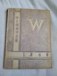 Annuario Wilburton HS 1944-45 The Digger (Oklahoma) accettabile in buone condizioni - Foto 1 di 13