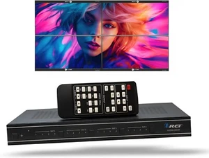 OREI 4K 4x4 Seamless HDMI Matrix Switch Video Wall Controller Upto 4K@60hz - Picture 1 of 9