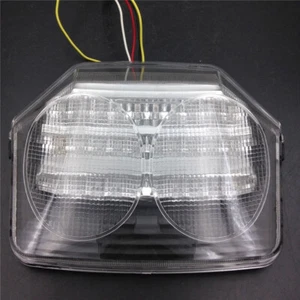 Clear LED Tail Light Brake Turn Signal Light Fit For Honda CB400 V-TEC 2003-2008 - Picture 1 of 9