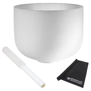 Meinl Sonic Energy Crystal Singing Bowl Klangschale + Reiber-Schlägel + Tuch - Bild 1 von 8