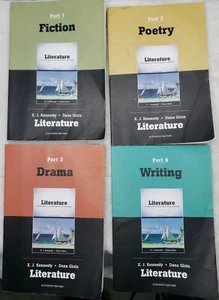Literature Part 1-4 Fiction Eleventh Edition X.J. Kennedy 4 books total - Picture 1 of 2