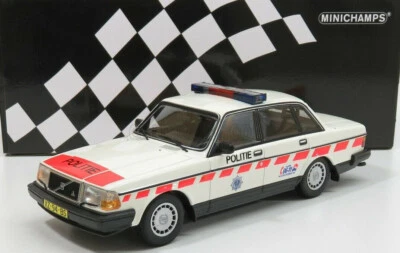 wonderful diecast-modelcar 1/18 VOLVO 240GL "POLITIE" (NL) 1986 - white - Image 1 of 4