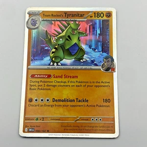Tyranitar Holo 096/182 Pokemon Scarlet Violet Destined Rivals - Picture 1 of 2