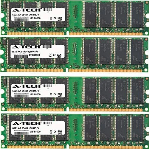 4GB KIT (4 x 1GB) for Biostar TForce Series 4 U 6100-939 TForce4 TForce4 SLI - Image 1 of 1