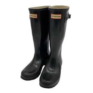 Botas de agua Hunter negras altas Rain Muck - talla 5 muy queridas - Imagen 1 de 12