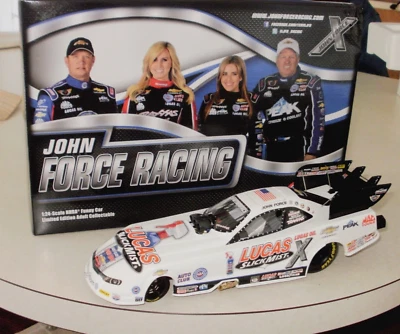 NHRA 1/24 JOHN FORCE 2015 LUCUS OIL SLICK MIST CAMARO FUNNY CAR 1/667 #398 - Image 1 of 4