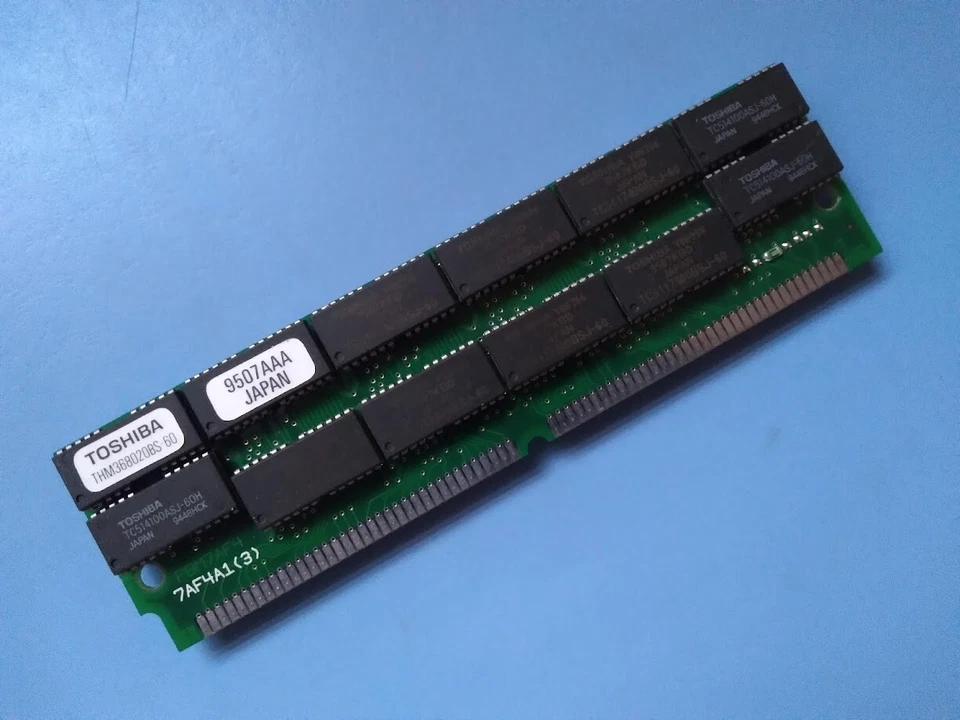 Toshiba THM368020BS-60 SIMM-32M-72-P – Rare 32MB Legacy Memory - For Classic PC - Image 1 of 4