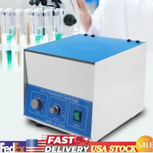 Electric Benchtop Centrifuge Laboratory Dental Practice Machine 6*50ML 4000rpm - Picture 1 of 16