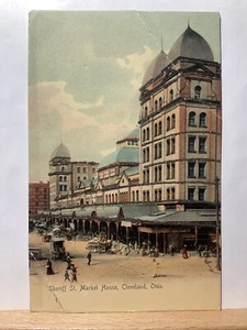Sheriff Street Market House: Cleveland, OH - Vintage Postcard - Picture 1 of 3
