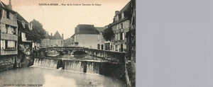 CPA 64 - SALIES DE BEARN (Pyrénées Atl.) - Pont de la Lune et Cascades du Saleys - Picture 1 of 2