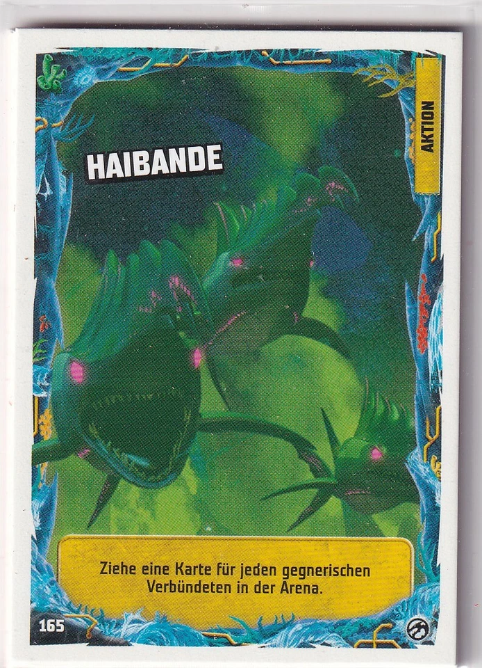 Lego Ninjago Series 7 Secret of the Deep TCG Card No. 165 Shark Gang - Image 1 of 1