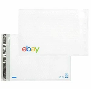 Lot 5 -100 eBay Branded Padded Mailer Airjacket Bubble Envelopes 6.5" x 9.25" - Picture 1 of 3