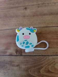 Accesorio de tapa de paja de silicona Cow Teal de 10 mm / 0,4 pulgadas - Imagen 1 de 3
