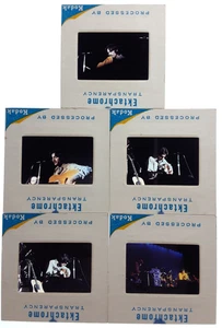 James Taylor Live On Stage 1971 Concert: 1970's 35mm Slide LOT x5 #B - Picture 1 of 7