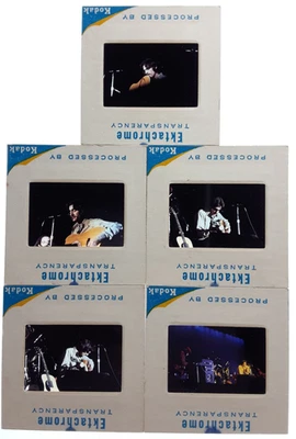 James Taylor Live On Stage 1971 Concert: 1970's 35mm Slide LOT x5 #B - Image 1 of 4