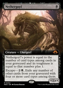 Nethergoyf (Extended Art) - Foil - Modern Horizons 3 - NM - MTG  - Picture 1 of 1