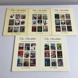 The Scribbler: A Retrospective Literary Review Bundle of 5, nos 1-5, 2015-2017 - Picture 1 of 16