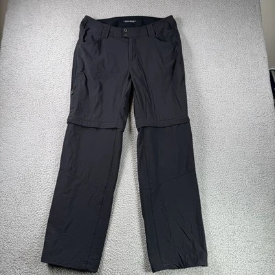 Calça de caminhada Columbia feminina 10s preta conversível com zíper Omni Shield ao ar livre - Imagem 1 de 4