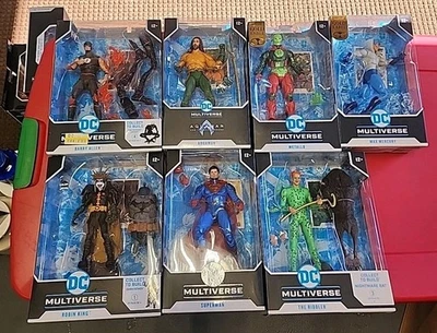 7- DC Multiverse - McFarlane Toys Lot Of 7 Figures  NEW - Image 1 of 4