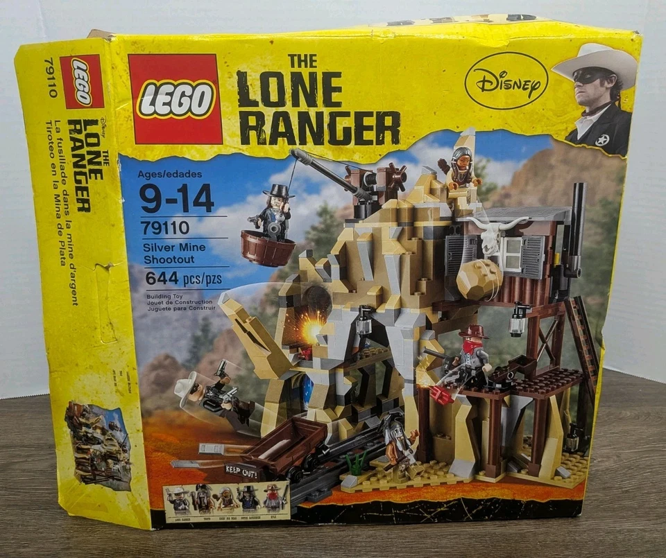 Lego The Lone Ranger Silver Mine Shootout 79110 BOX ONLY No Lego Pieces Included - Image 1 of 4