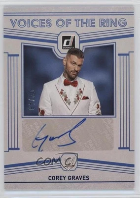 2023 Chronicles WWE Voices of the Ring Signatures Blue /49 Corey Graves Auto - Image 1 of 2
