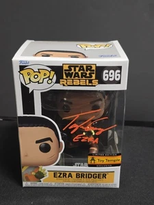 Funko Pop #696 Ezra Toy Temple (LE 5k) firmado y citado por Taylor Gray - Imagen 1 de 6