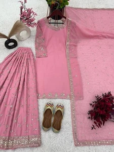Trajes listos para usar Salwar Kameez Kurta paquistaní boda fiesta india Bollywood - Imagen 1 de 5