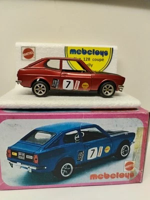 Mebetoys Fiat 128 Coupè Coupe Rally Art. 8576 1/25 Vintage Mattel No Hotwheels - Immagine 1 di 4