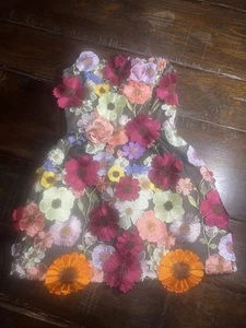 Bronx and Banco Bouquet Maraya Mini Dress Floral Strapless Sz XS? No Size Tag - Picture 1 of 14