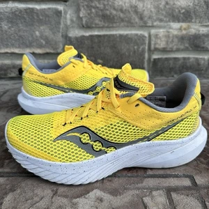 Zapatos para correr ligeros Saucony para hombre talla 8 M Kinvara 14 malla amarilla visigold - Imagen 1 de 9
