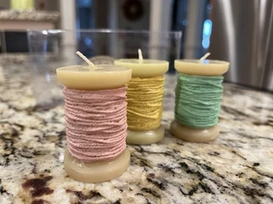 3er Set - PUNZE Vintage HASEN AN DER BUCHT SPULENKERZEN ~ Sammeln - *NEU im Karton* - Bild 1 von 7