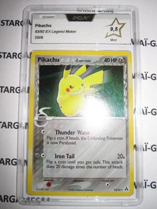 POKEMON PIKACHU 93/92 EX LEGEND MAKER ENGLISH SECRET HOLO PCA 9,5 NO Psa POP 2 - Imagen 1 de 3