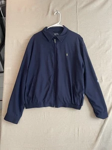 Polo Ralph Lauren Navy Bi Swing Jacket Men's Size Large *READ DESCRIPTION* - Picture 1 of 12