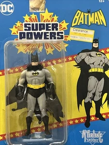 Figura de acción McFarlane DC Super Powers Batman negro y gris 4,5 pulgadas nueva - Imagen 1 de 11
