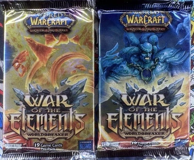 (2) 2011 Cryptozoic World of Warcraft: War of the Elements Sealed Booster Packs - Image 1 of 2