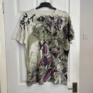 Vintage Marvel Iron Fist Full Print T Shirt Rare XL - Picture 1 of 10