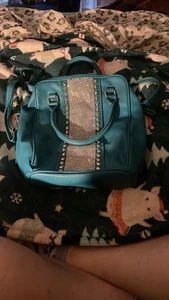 Charming Charlie Turquoise With Rivets - Picture 1 of 5