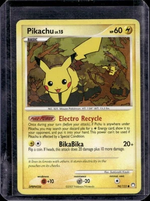2007 Pokemon Diamond & Pearl Mysterious Treasures Pikachu #94/123 - Image 1 of 2