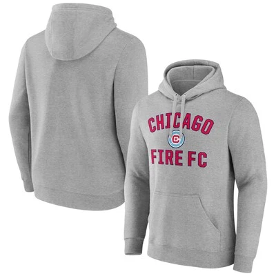 Men's Gray Chicago Fire Victory Arch Pullover Hoodie - Image 1 of 3