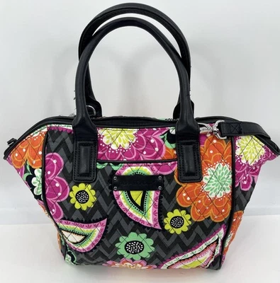 Vera Bradley Handbag Women's Floral Canvas Zip Quilted Shoulder Crossbody Bag - Image 1 of 4