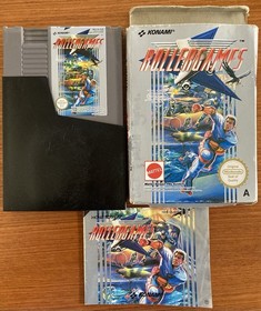 NES ~ ROLLERGAMES ~ Nintendo NES-US-AUS Game Cart + Sleeve + Inst Box Pal A
